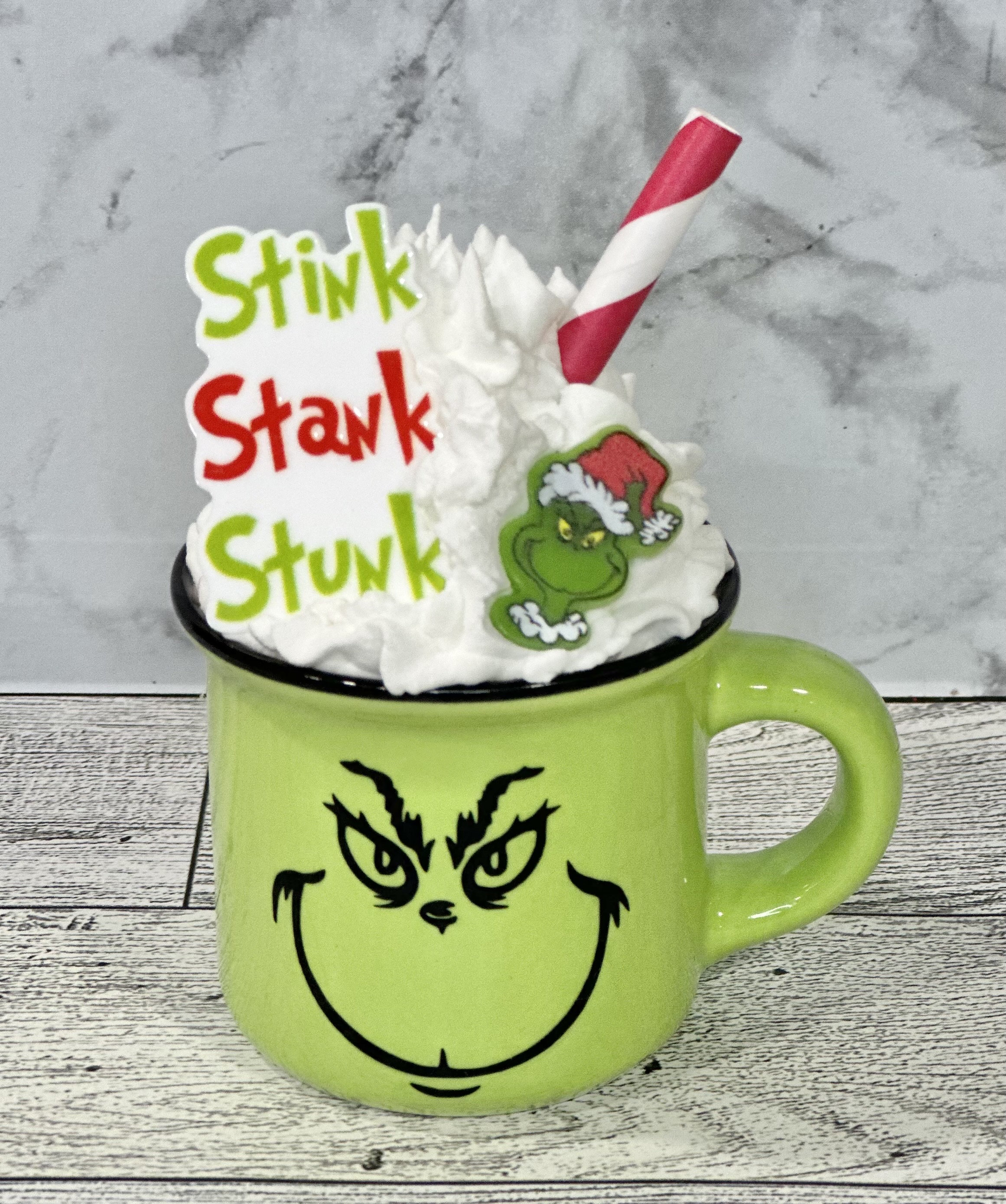 Christmas, Mean one, Christmas decor, Christmas gift, tiered tray decor, tiered tray Christmas, mini mug, mini mug decor, christmas mini mug