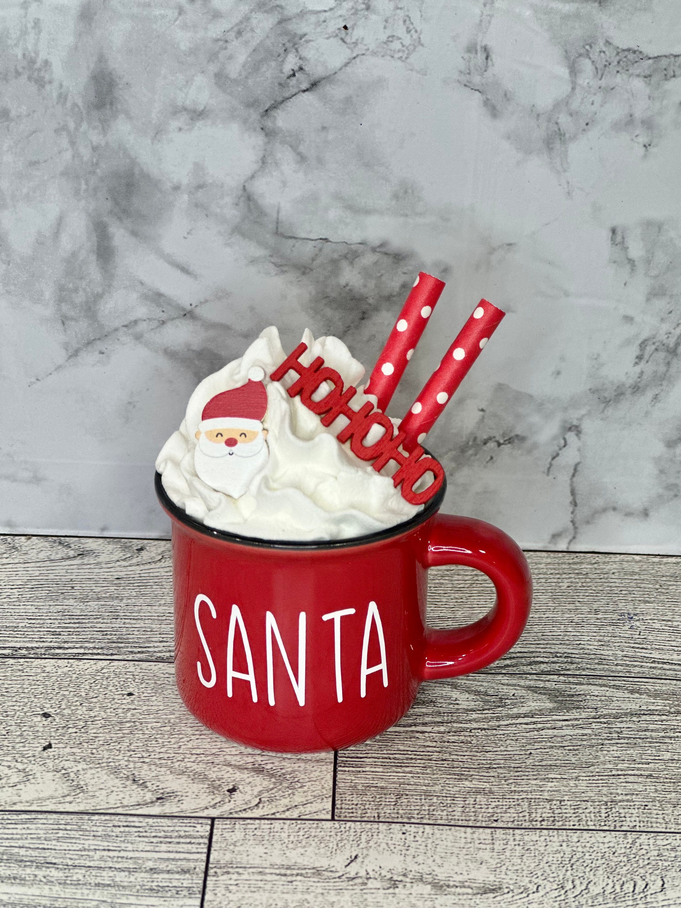 Christmas, mini mug decor, candy cane, Christmas mug, Christmas decor, tiered tray decor, Christmas decor, Christmas gift, mini mug