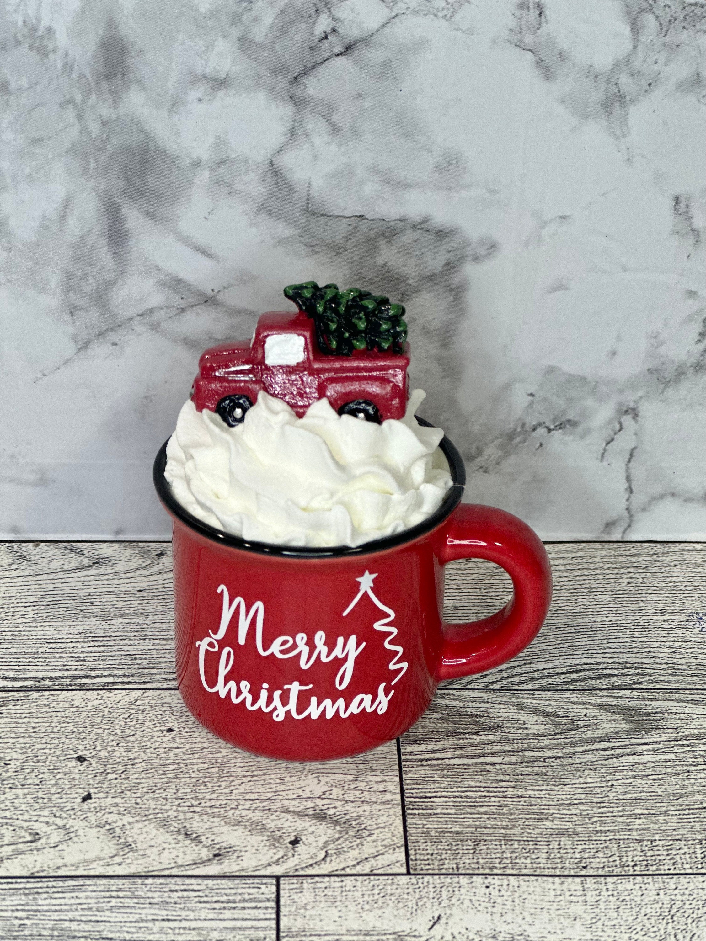 Christmas, mini mug decor, candy cane, Christmas mug, Christmas decor, tiered tray decor, Christmas decor, Christmas gift, mini mug
