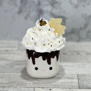 Mug topper, Fake Bee, Honey Bee, Bee Decor, Bee Tiered Tray Decor, Kitchen Bee Decor, , Tiered Tray Decor