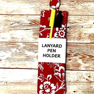 lanyard pen holder