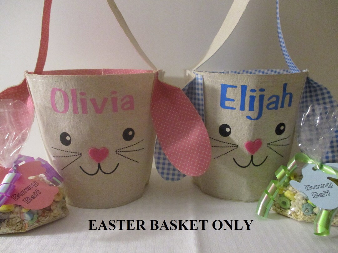 Personalized Easter Basket Boy Easter Basket Girl Easter Etsy