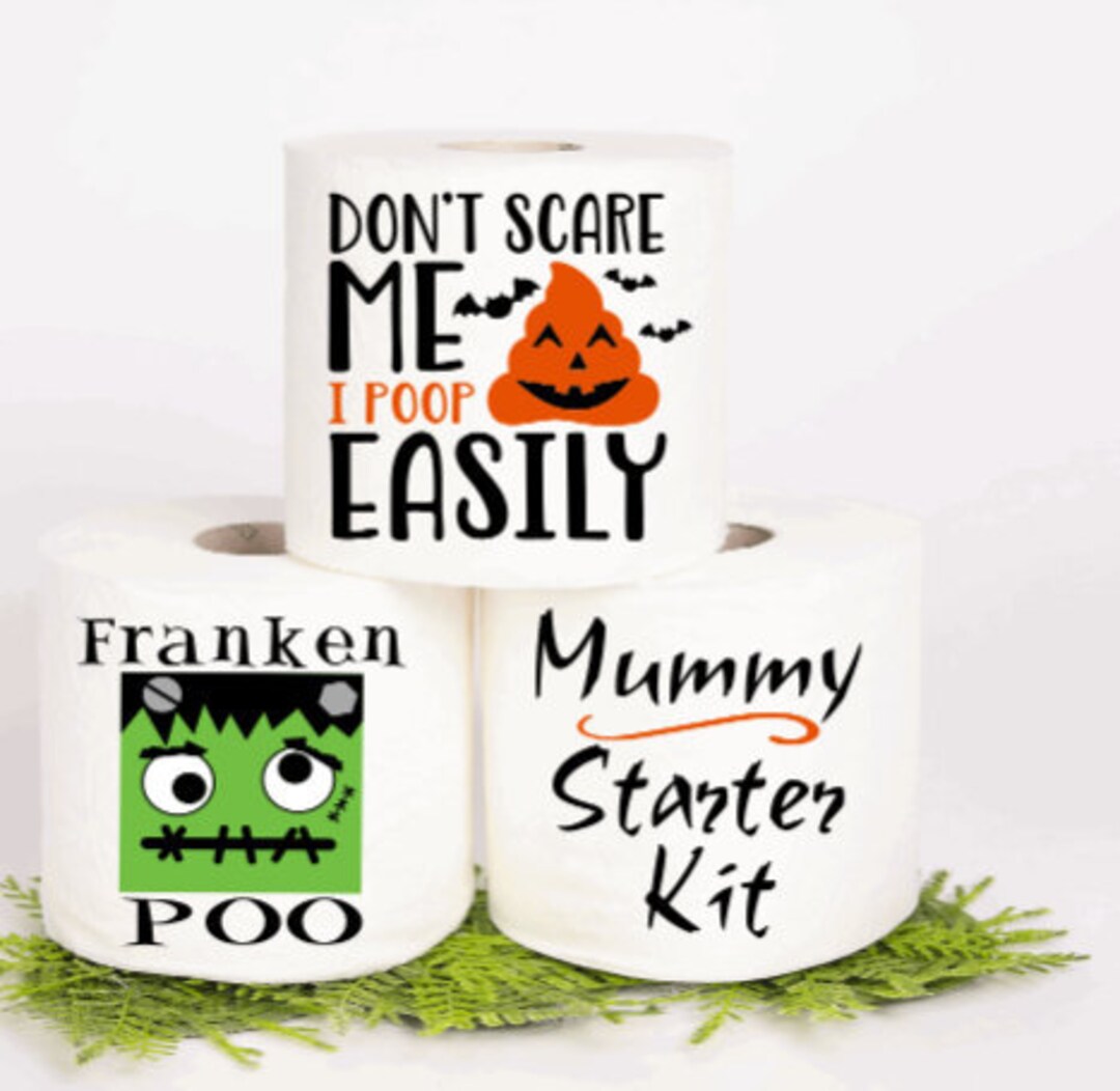 Halloween Toilet Paper Fall Toilet Paper 6 Designs Funny Toilet Paper