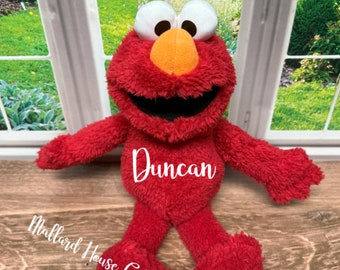 Personalized Elmo Plush Elmo Birthday