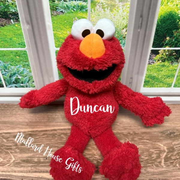 Personalized Elmo Plush Elmo Birthday