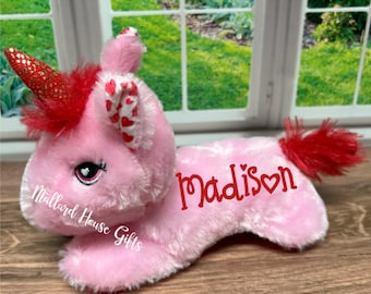 Valentine's day unicorn stuffed animal discount