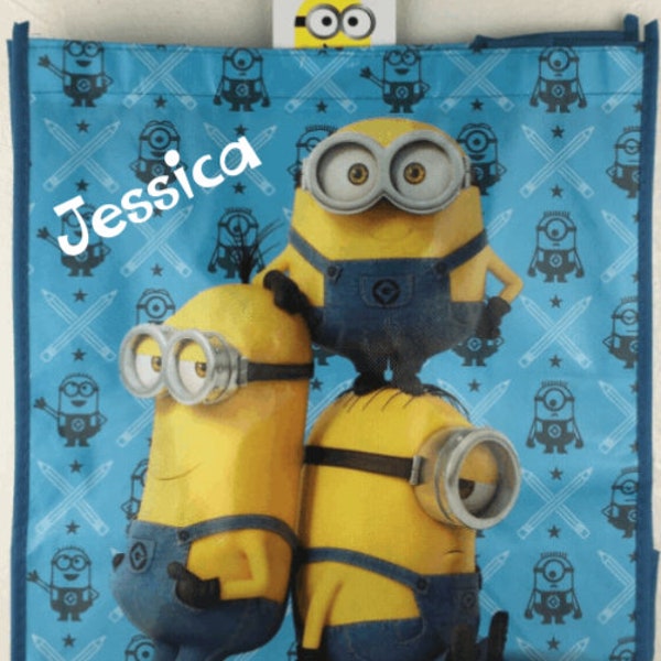 Personalized Despicable Me Minions Tote Bag Kids Tote Bag Mionions Gift Bag