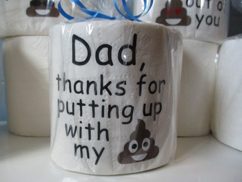 Father's Day Gag Gift Funny Toilet Paper Gag Gift for Dad Etsy
