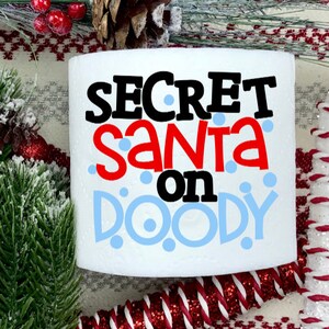 Babbo Natale segreto su Doody Carta igienica Gag Gift Divertente Carta igienica Gag Gift Arredo bagno Elefante bianco Gag Gift di Natale