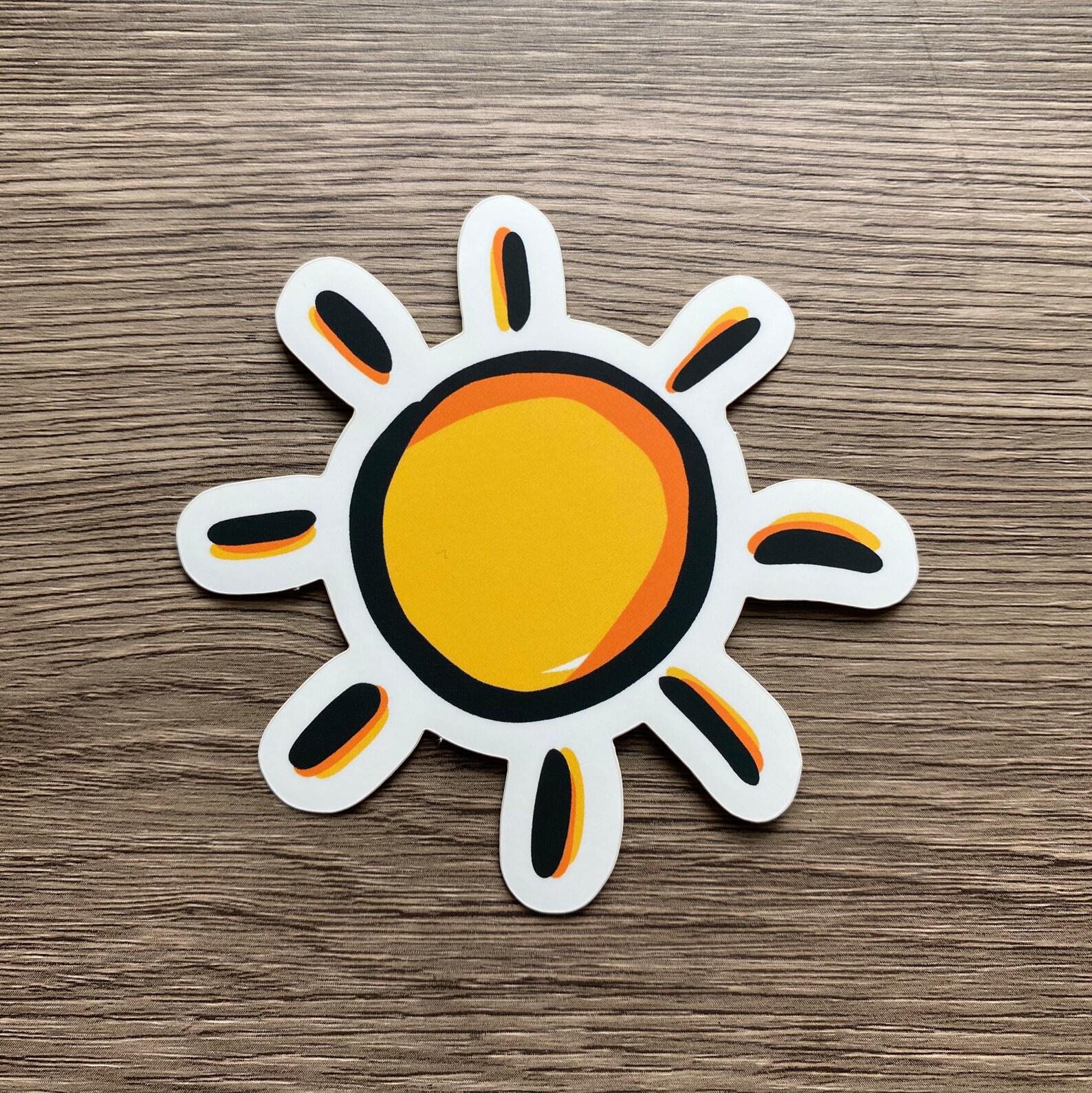 Sun Sticker Etsy