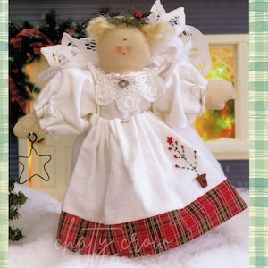 Noel Angel Doll naaipatroon PDF Instant Download Doek pop kerstengel