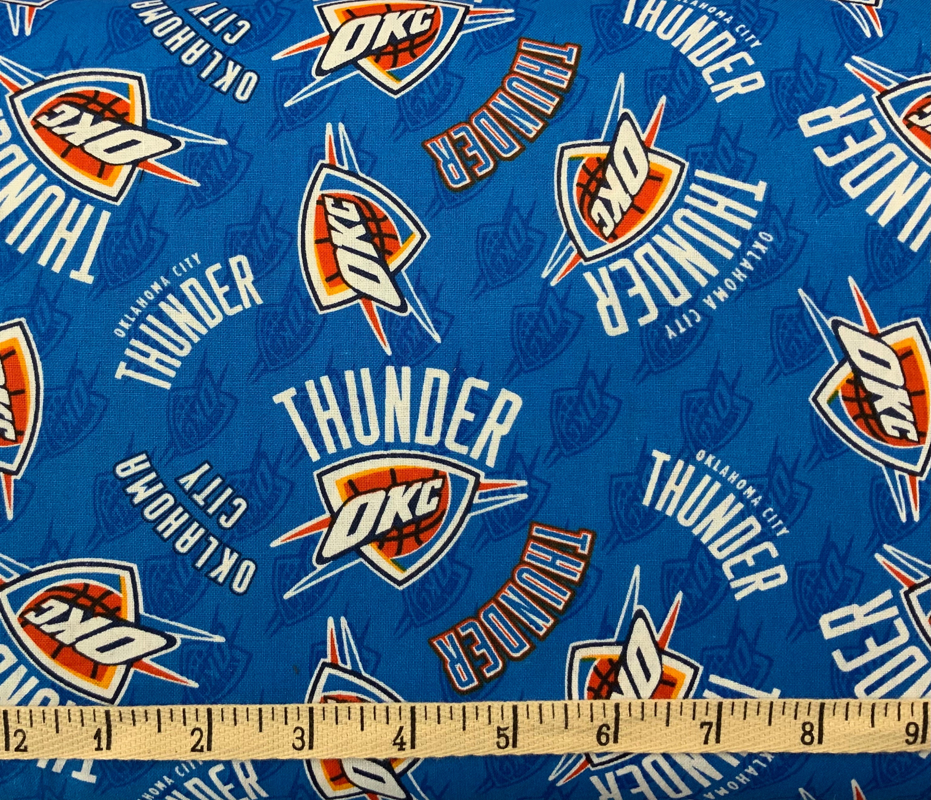 Camelot Fabrics. NBA Oklahoma City Thunder 44/45 - National Basketball  Association Oklahoma Basketball Fabric