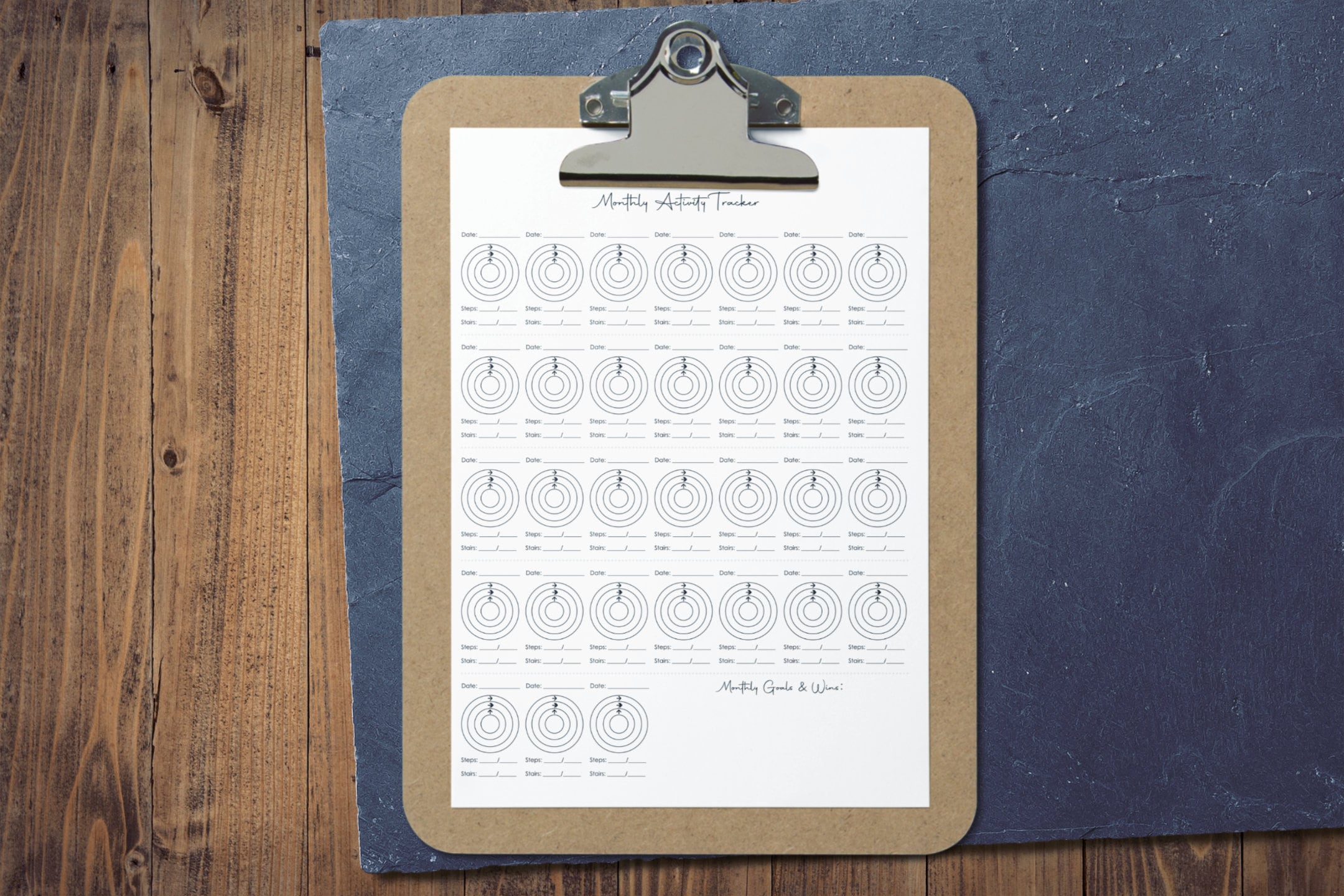 Activity Ring Trackers PRINTABLE Apple Watch Tracker Exercise Tracker ...