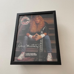 Megadeth Frame - Etsy