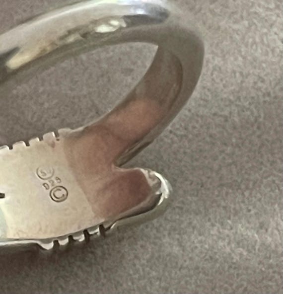 Sterling Silver Barbed Wired Ring - image 5