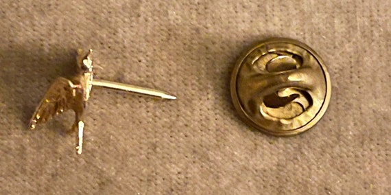 Vintage 14K Peace Dove Lapel/Tie Pin. - image 10