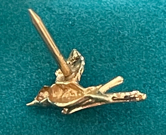 Vintage 14K Peace Dove Lapel/Tie Pin. - image 4