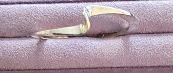 Solid Sterling Single Twist Cuff Bracelet - image 2