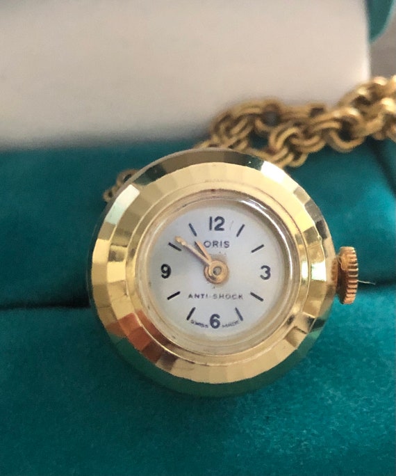Buy Vintage ORIS Anti shock Swiss Made 17 Jewel Disco Ball Pendant