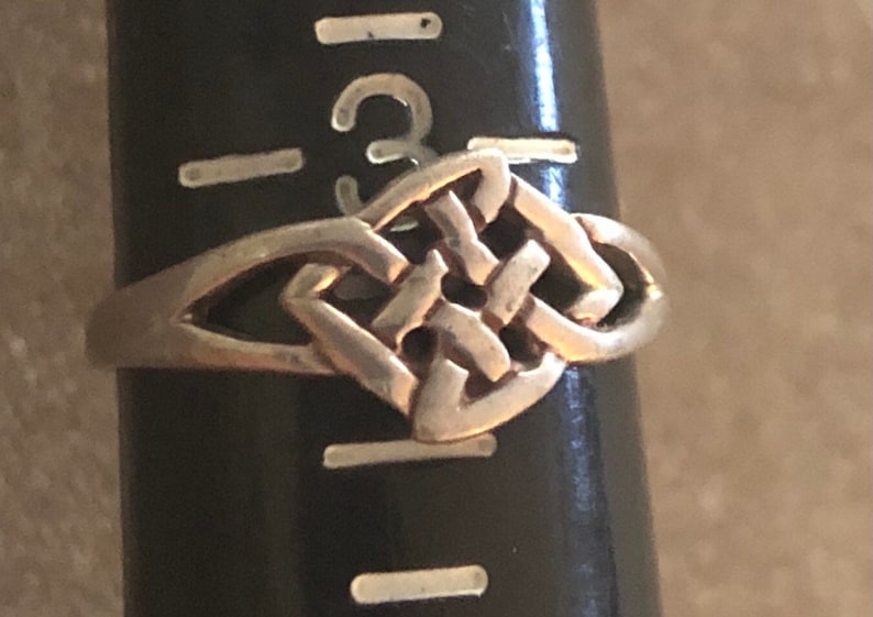 Sterling Celtic Knot Pinky Ring