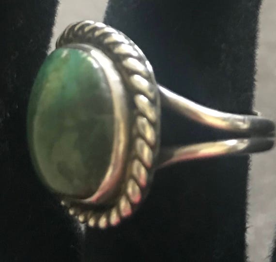 Vintage Sterling Turquoise Ring - image 2