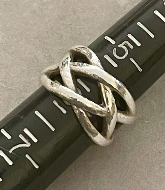 Tiffany & Co. Sterling Silver Celtic Knot Ring - Etsy Tiffany & Co. Sterling Silver Celtic Knot Ring - Etsy