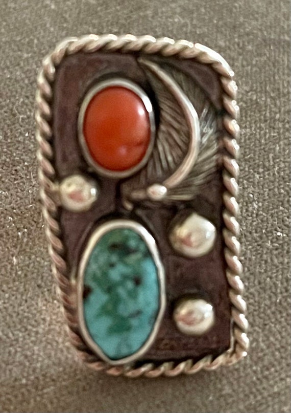 Artisan Crafted Southwestern Sterling Turquoise Co