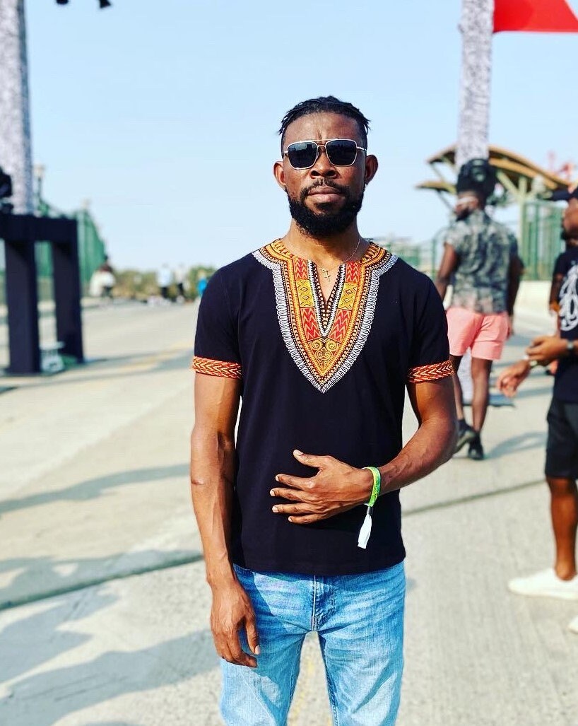 Men's Short-sleeve African Print Dashiki T-shirt (black) - Etsy