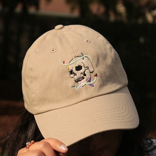 Skull Dad Hat - Etsy