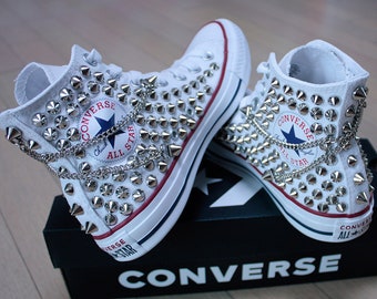 Studded Converse | Etsy