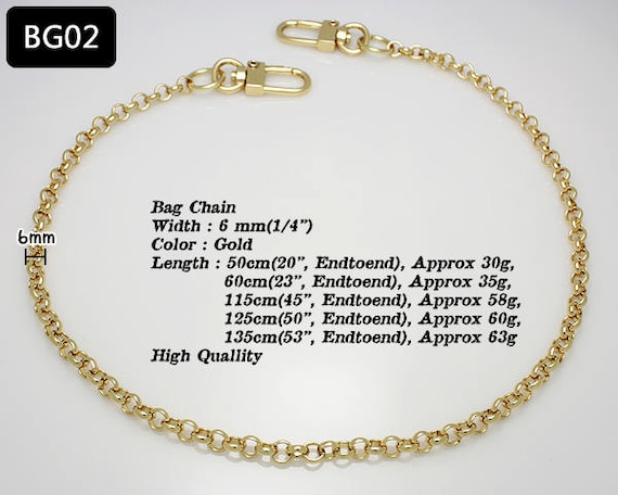 bag chain gold