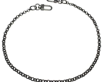 k-craft BB02 Purse chain strap Gunmetal handle shoulder crossbody handbag replacement