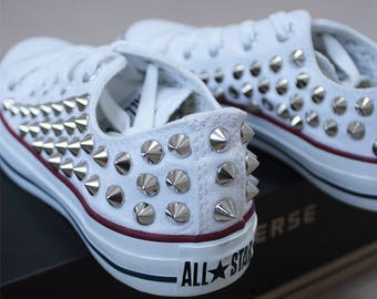 Genuine CONVERSE All-star low-top studed Sneakers Shoes High-quality authentic
