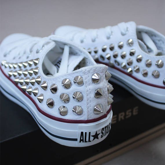 Genuine CONVERSE All star Low top Studed Sneakers Shoes High quality Authentic Etsy