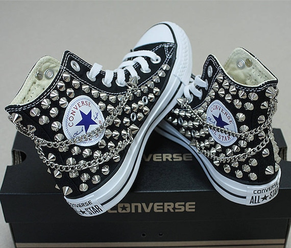 converse chucks leopard nieten