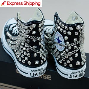 Converse blancas con tachas sale