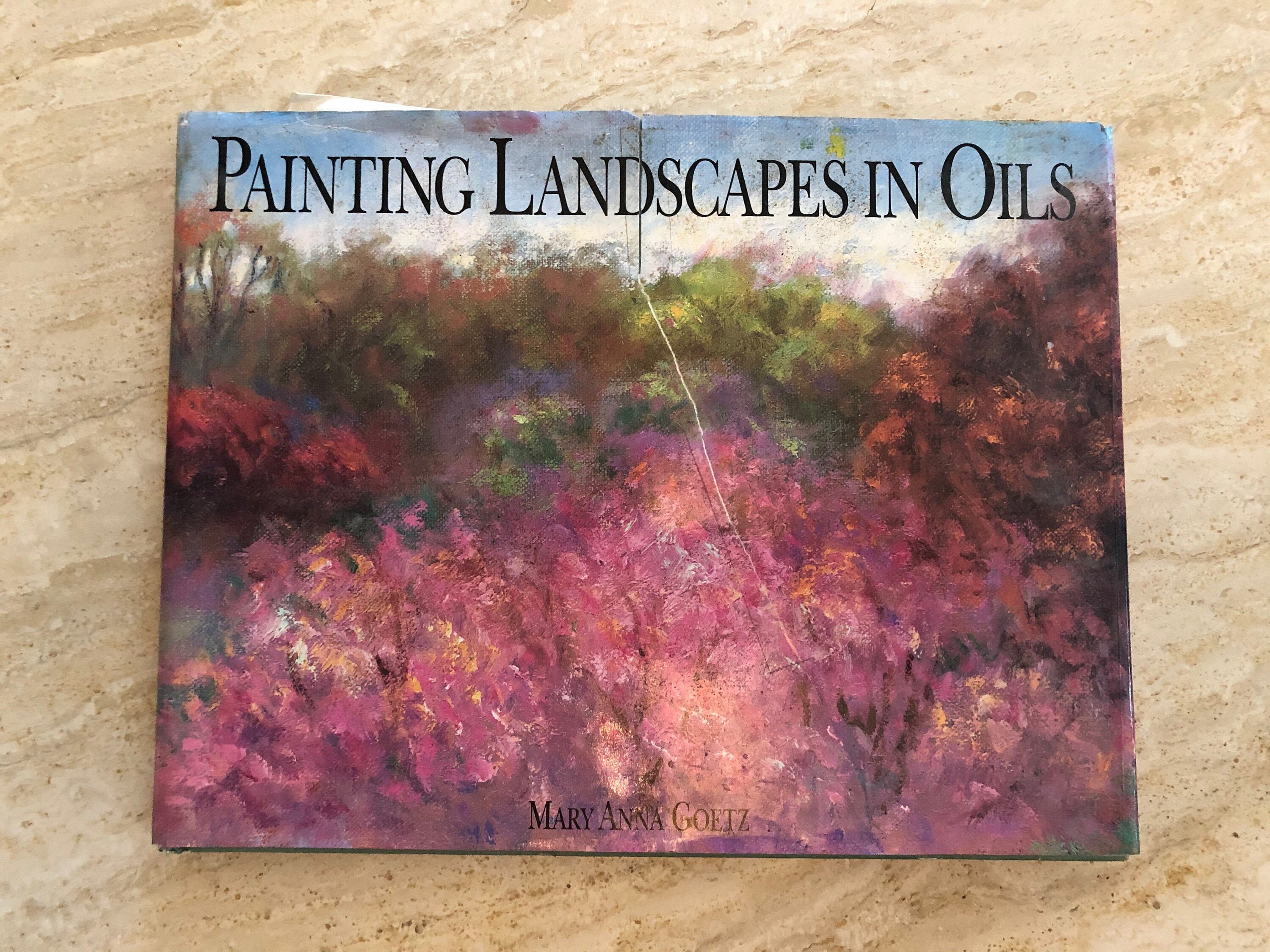 Painting Landscapes in Oils Vintage Hardcover Art Book Etsy