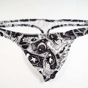Coffin Thong Underwear Handmade Goth Punk -  Sweden