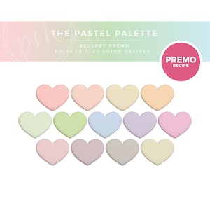 Polymer Clay Color Recipes, Sculpey Clay, Sculpey Premo, Polymer Clay Color Mixing, Clay Mixing Tutorial, Polymer Clay Tutorial