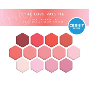 Polymer Clay Color Recipes, Cernit Clay, Polymer Clay Color Mixing, Clay Mixing Tutorial, Polymer Clay Tutorial, Digital Download