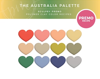Polymer Clay Color Recipes, Sculpey Clay, Sculpey Premo, Polymer Clay Color Mixing, Clay Mixing Tutorial, Polymer Clay Tutorial