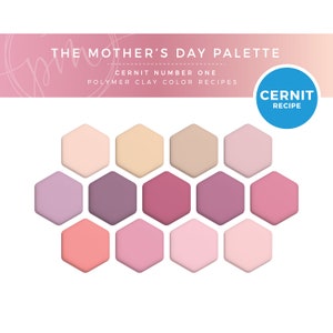 Polymer Clay Color Recipes, Cernit Clay, Polymer Clay Color Mixing, Clay Mixing Tutorial, Polymer Clay Tutorial, Digital Download