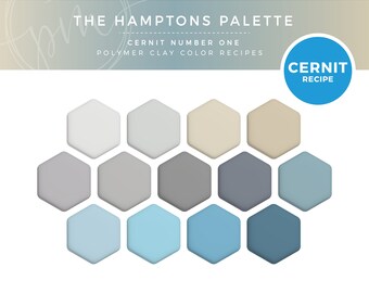 Polymer Clay Color Recipes, Cernit Clay, Polymer Clay Color Mixing, Clay Mixing Tutorial, Polymer Clay Tutorial, Digital Download