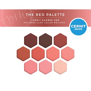 Polymer Clay Color Recipes, Cernit Clay, Polymer Clay Color Mixing, Clay Mixing Tutorial, Polymer Clay Tutorial, Digital Download