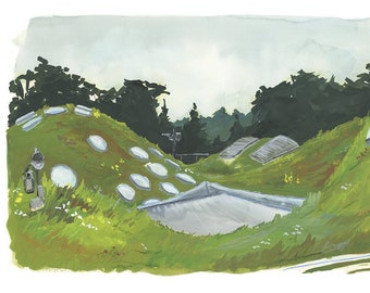 California Academy of Sciences Living Roof - Giclée Print