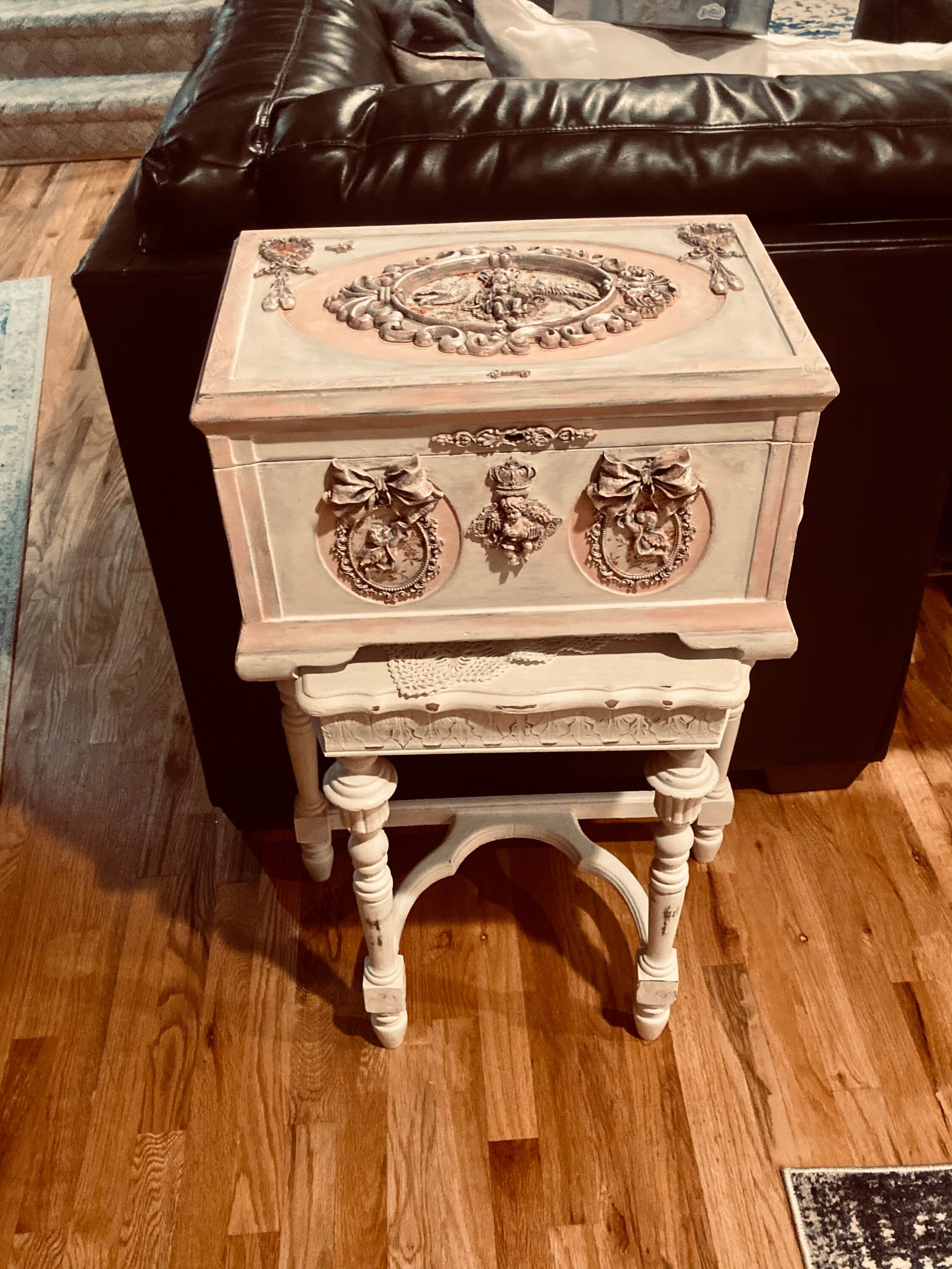 Shabby chic trunk Etsy