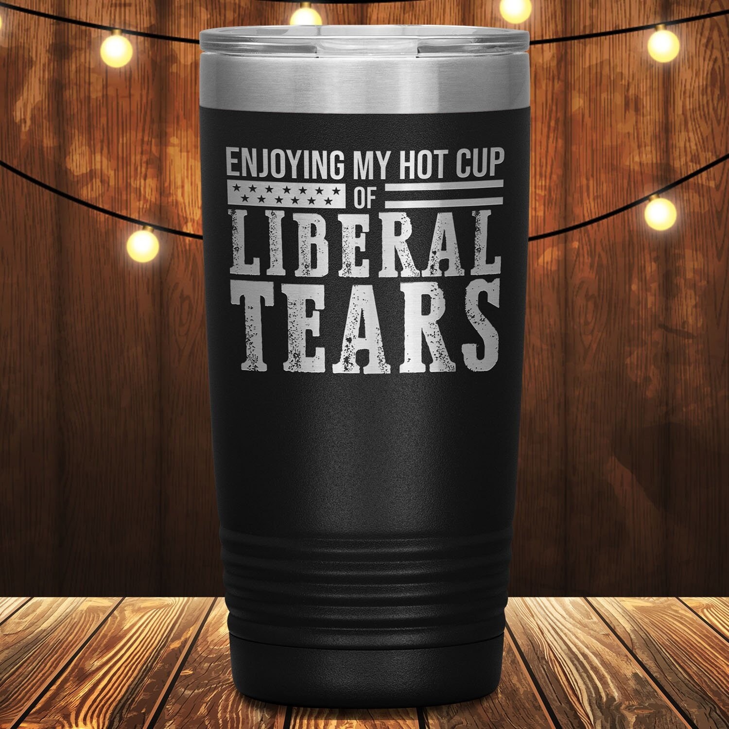 Liberal Tears Laser Etched Tumbler 20 Ounces Funny Tumblers Etsy