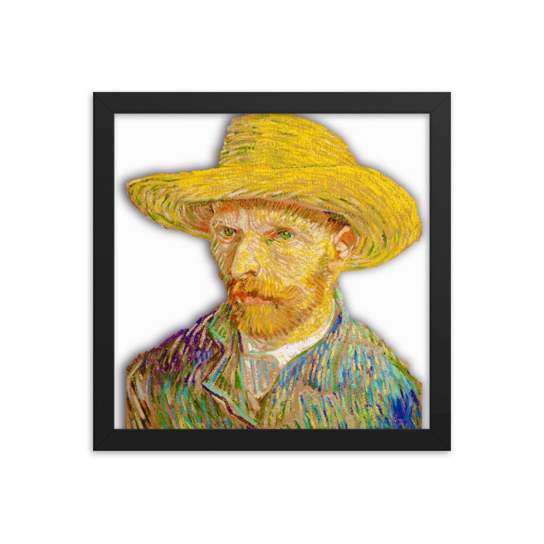 Vincent van Gogh Self Portrait Framed photo paper poster