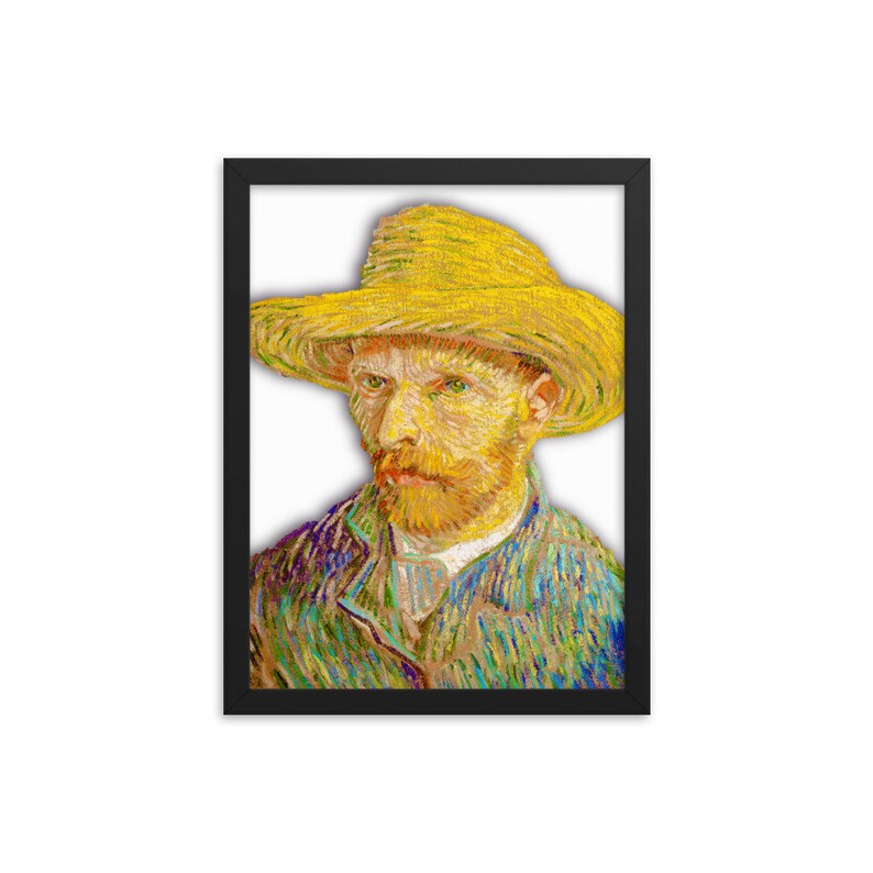 Vincent van Gogh Self Portrait Framed photo paper poster