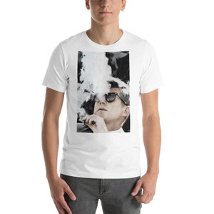 Cool JFK Jackie Kennedy Nostalgia Short-Sleeve Unisex T-Shirt Poster